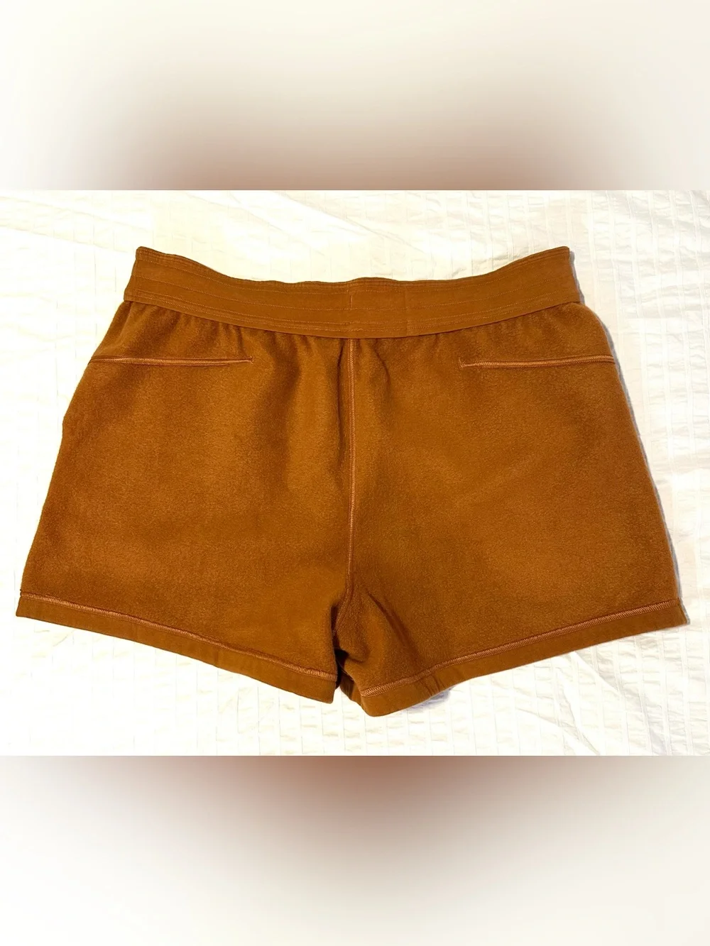 Lululemon Athletica Women’s Loungeful High-Rise Short 4”— Butternut Brown 14